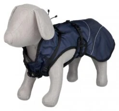 Trixie Manteau Duo Avec Harnais Chien XS Bleu - Destockage