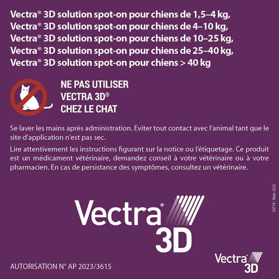 Vectra 3D Chien 10 à 25 Kg 12 Pipettes 11 Vectra 3D Chien 10 à 25 Kg 12 Pipettes – Image 9