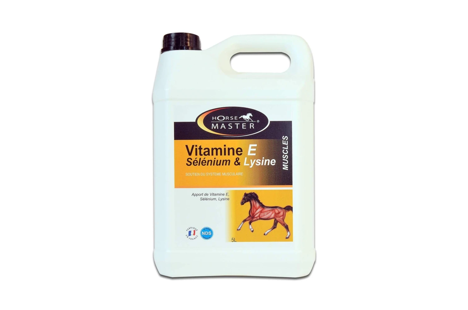 Horse Master Vitamine E Sélénium & Lysine Flacon 5 L 3 Horse Master Vitamine E Sélénium & Lysine Flacon 5 L