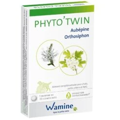 Wamine Phyto'Twin Aubépine Orthosiphon 30 Cps