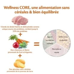 Wellness CORE Low Fat Petit Chien Dinde 1,5 Kg 7 Wellness CORE Low Fat Petit Chien Dinde 1,5 Kg -Animaux Fournitures Magasin wellness core low fat petit chien dinde 1 5 kg 2