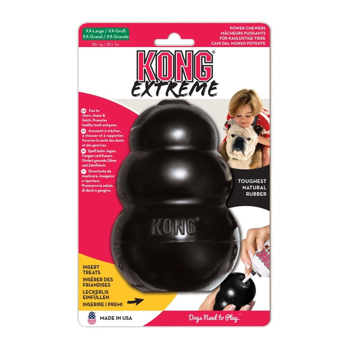 KONG Extrême Noir XXL 3 KONG Extrême Noir XXL