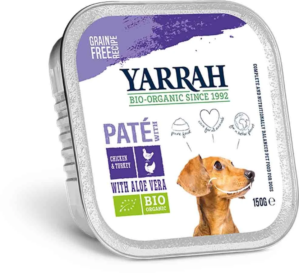 Yarrah Bio Pâté De Dinde à L’aloe Vera Pour Chien 12 X 150 G 5 Yarrah Bio Pâté De Dinde à L’aloe Vera Pour Chien 12 X 150 G – Image 3