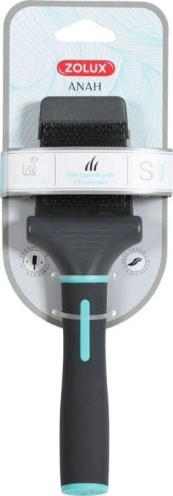 Zolux Anah Brosse Slicker Double Flexible Pour Chien