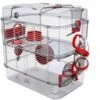Zolux Cage RODY.3 Duo Rouge - Destockage 1 Zolux Cage RODY.3 Duo Rouge - Destockage -Animaux Fournitures Magasin zolux cage rody.3 duo rouge 1