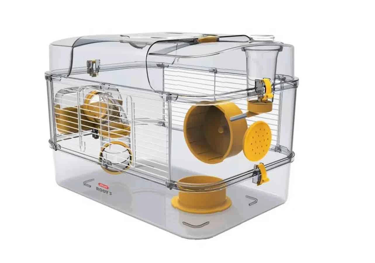 Zolux Cage RODY.3 Solo Jaune 3 Zolux Cage RODY.3 Solo Jaune